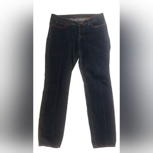 Michael Kors Women's Blue Skinny Straight Leg Denim Jeans Size 8